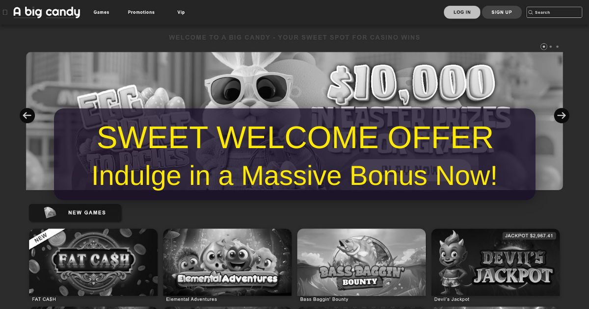 Big Candy Casino Australia - Play Online Pokies & Win Big