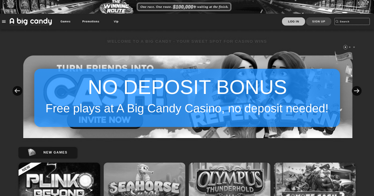 A Big Candy Casino Bonus - No Deposit Offer 2026 AU